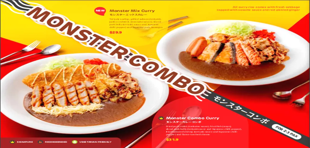 Monster Curry Combo Curry Menu​