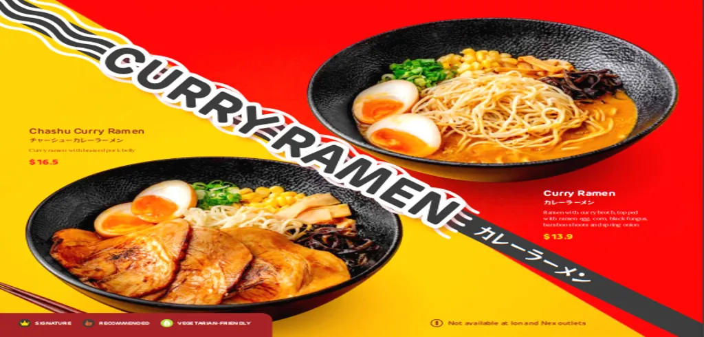 Monster Curry Menu Curry Ramen