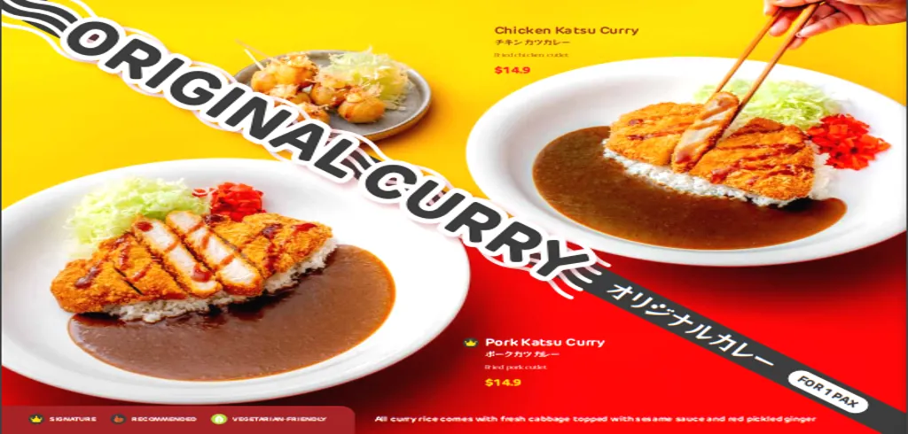 Monster Singapore Original Curry Menu