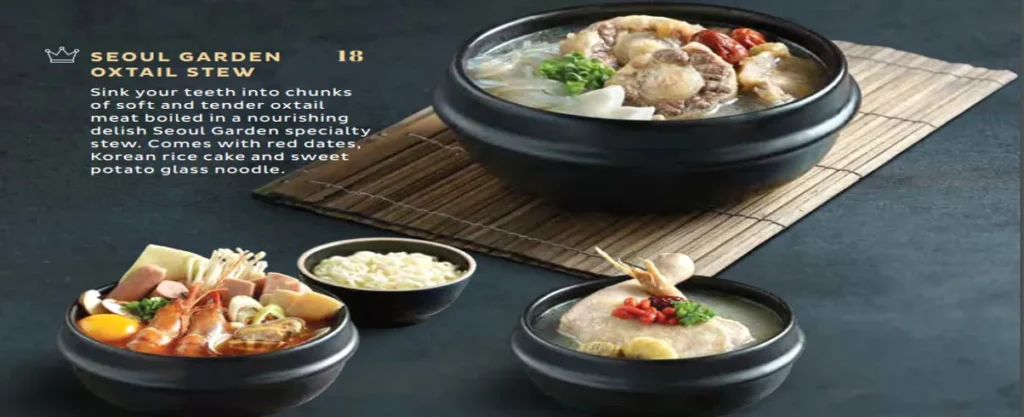 Seoul Garden Army Stew Menu​​