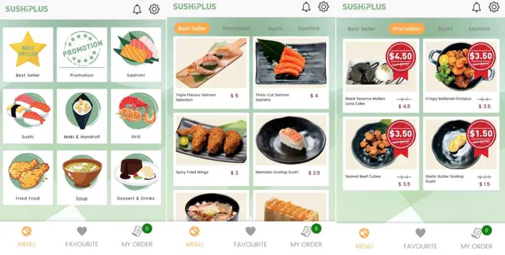 Sushi Plus Specials Menu Bugis Junction Singapore