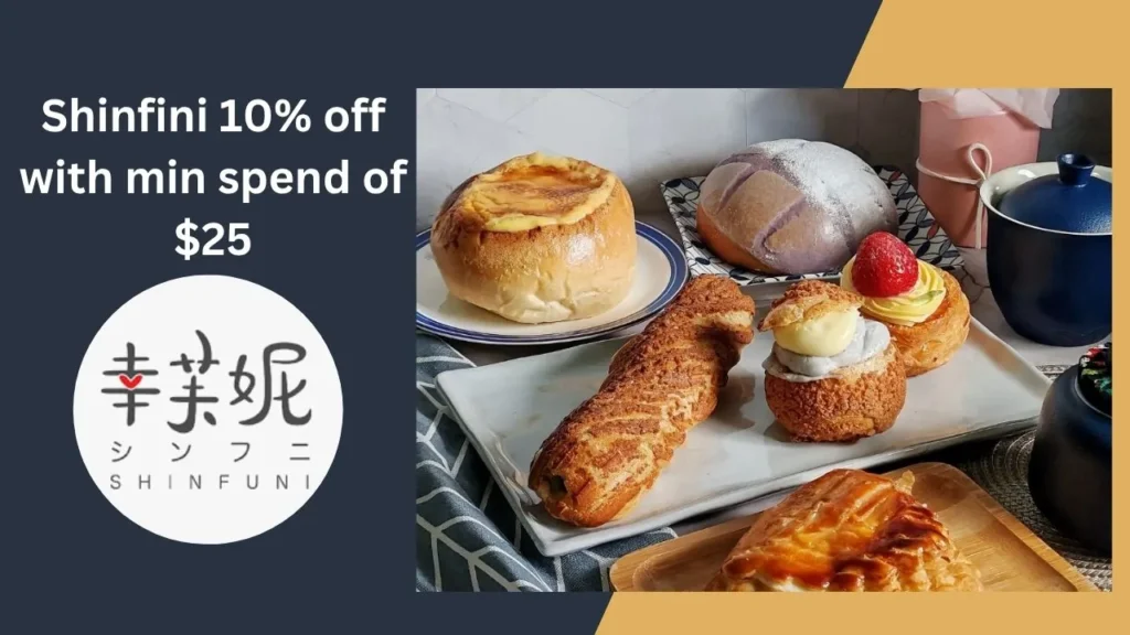 Shinfini 10% off with min spend of $25